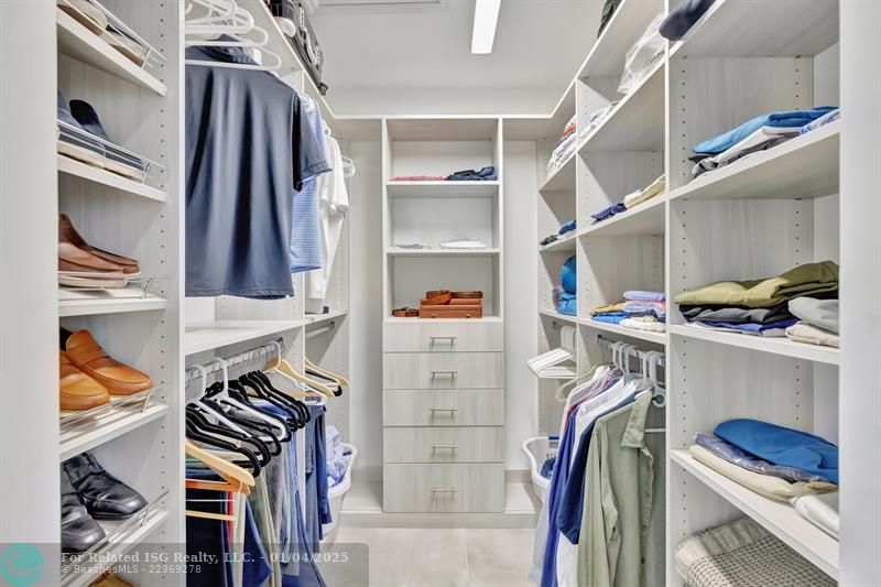 Separate Custom Closets