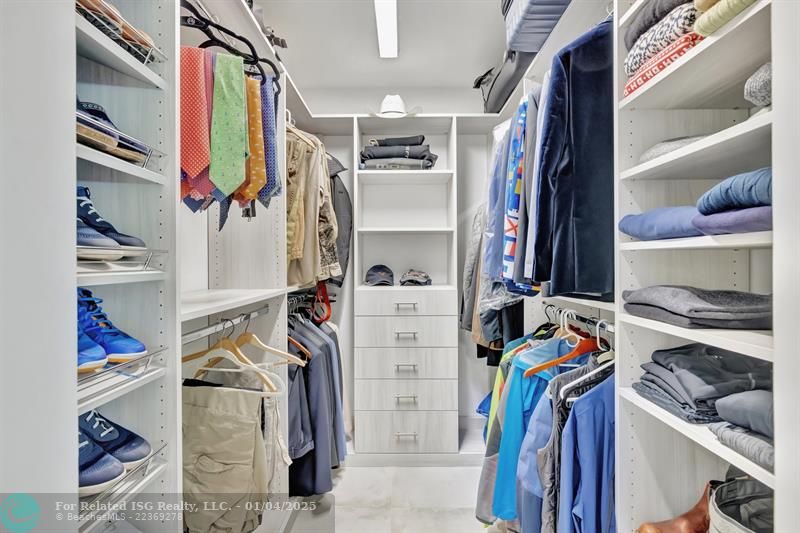 Separate Custom Closets