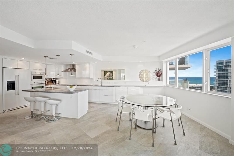 Beautiful Views of the Ocean from the Kitchen and Dining & Living areas