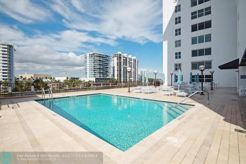 Pool overlooking the Intacoastal