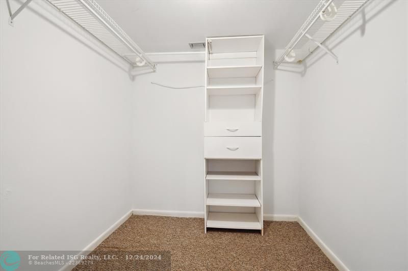 Large walk-in closet