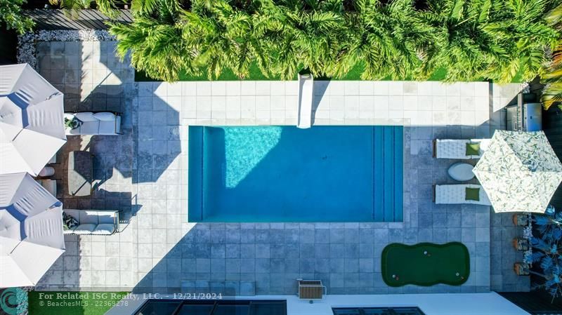 Aerial of Pool