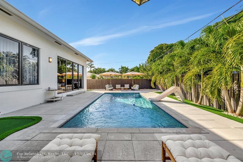 Backyard Pool Area