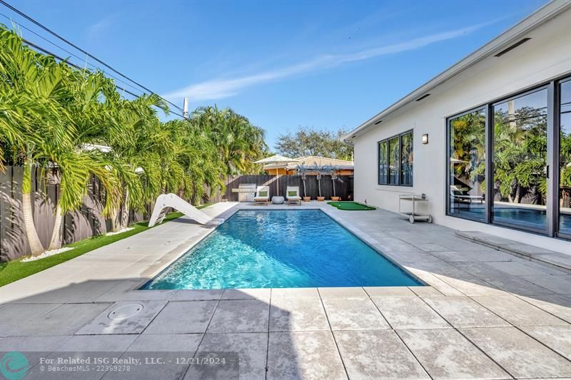 Backyard Pool Area