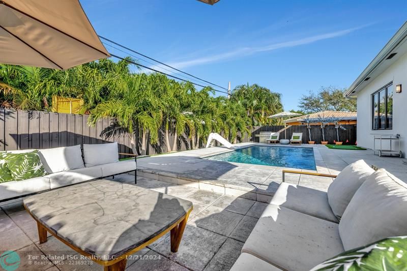 Backyard Patio/Entertainment Area