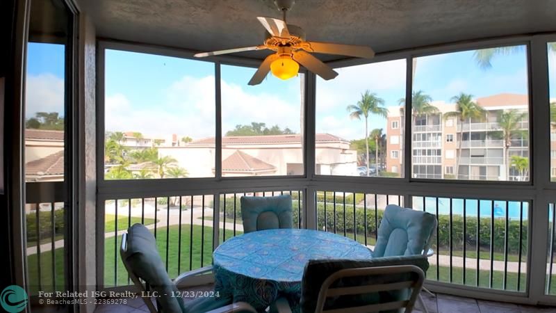 Gorgeous Pool views right from the balcony