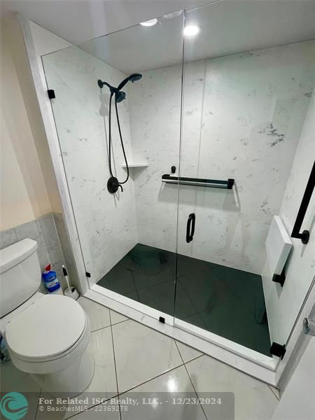 Newly Renovated Shower