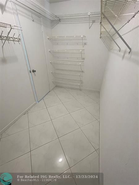 Walk in Closet in Bedroom