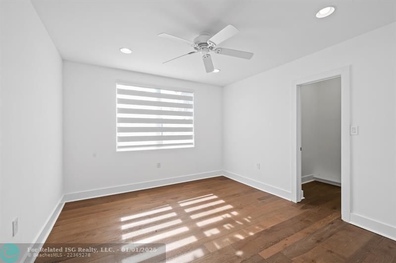 2nd Bedroom with walk in closet