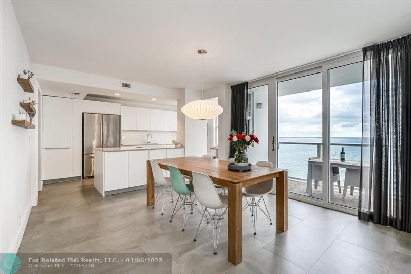 Dining Area with Ocean View