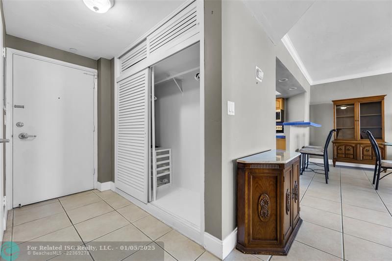 Foyer Entrance - Features 2 Large Closets