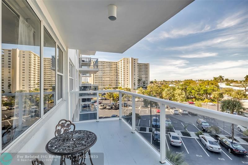 Glass Balcony - West view