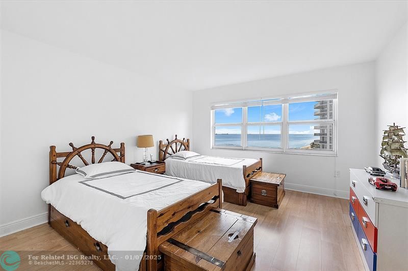 BEDROOM NO 2 WITH AMAZING OCEAN VIEWS