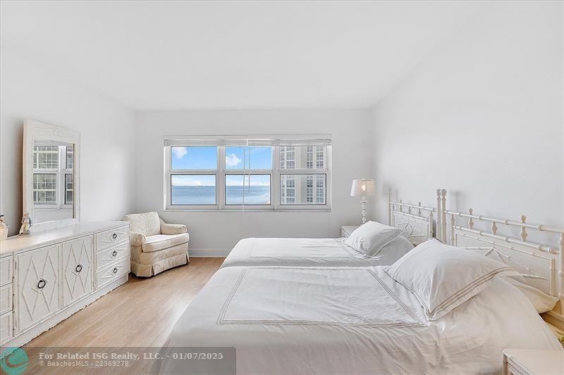 GUEST BEDROOM #3 WITH AGAIN AMAZING OCEAN VIEWS