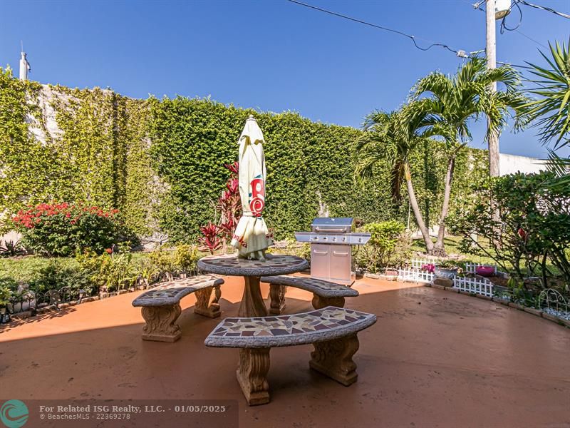 PATIO AREA WITH BBQ