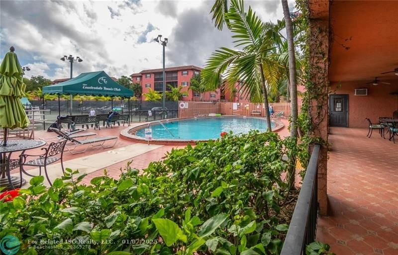 Pool & Spa from Lower Clubhouse