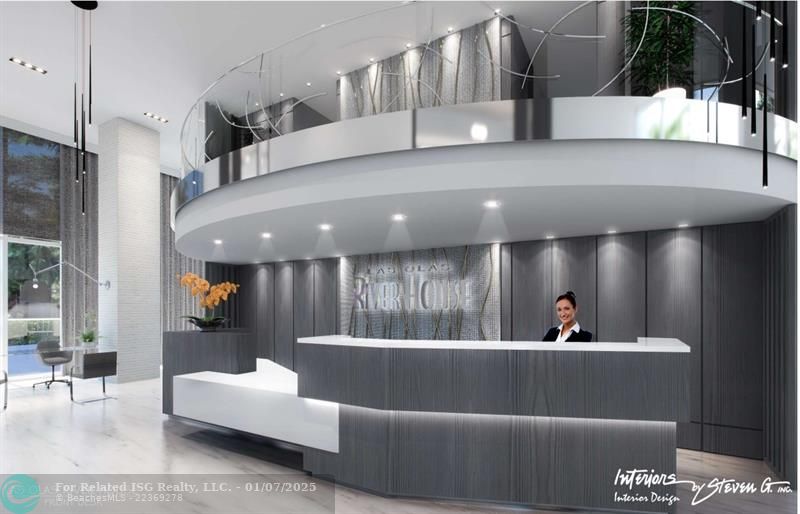 Lobby Reception Desk Area