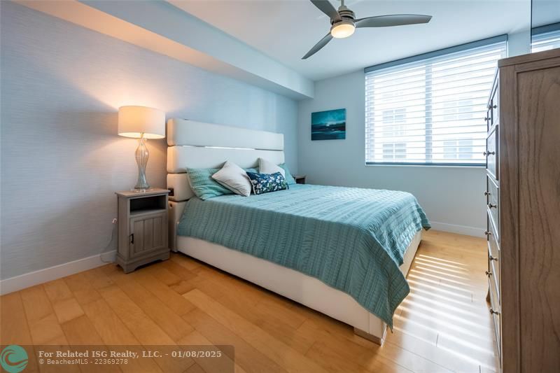 1st guest bedroom with dual closets and ensuite bathroom