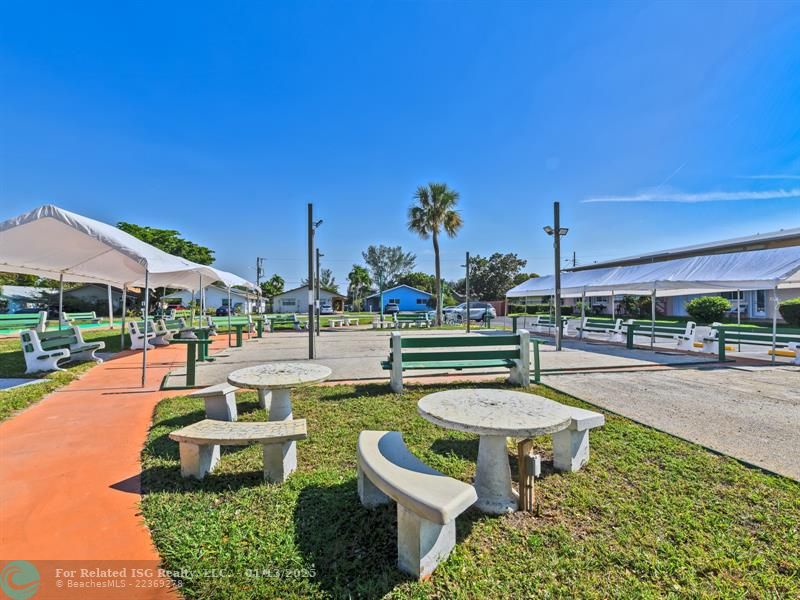 SHUFFLEBOARD COURT