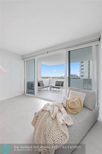 Balcony view to ocean